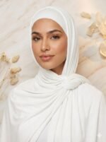 ⁦Jersey light hijab with bandana⁩ - الصورة ⁦5⁩
