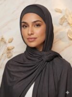 ⁦Jersey light hijab with bandana⁩ - الصورة ⁦2⁩